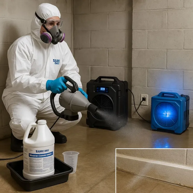 Sanitization and Odor Removal process in South El Monte, CA